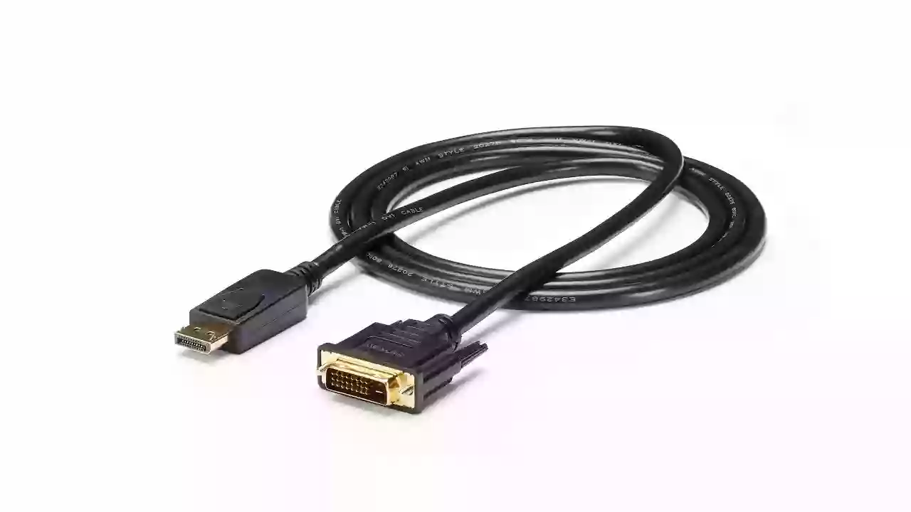 DisplayPort Male to Male DVI-D cable